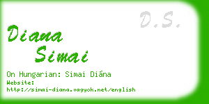 diana simai business card